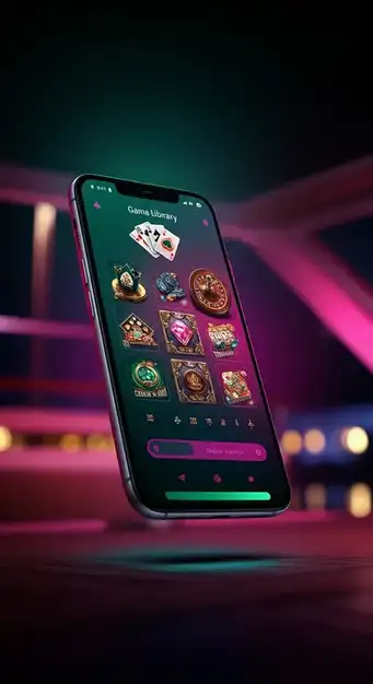 King Billy Casino's vibrant game lobby showcasing various slot machines and live casino tables, optimized for royal players